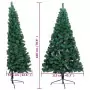 Albero di Natale Artificiale Metà Supporto Verde 210 cm PVC