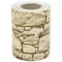 Paravento Giardino Aspetto Pietra Grezza Grigio 35x0,19 cm PVC