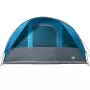 Tenda Familiare a Tunnel per 7 Persone Blu Impermeabile