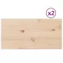 Piani Tavolo 2 pz 60x30x1,7 cm Rettangolare Legno Massello Pino