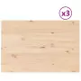 Piani Tavolo 3 pz 80x53x2,5 cm Rettangolare Legno Massello Pino