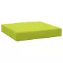 Cuscino per Pallet Verde Brillante 60x60x8 cm in Tessuto Oxford