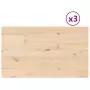 Piani Tavolo 3 pz 80x47x2,5 cm Rettangolare Legno Massello Pino