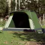 Tenda da Campeggio Cabina 4 Persone Verde a Rilascio Rapido