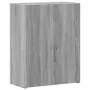 Schedario Grigio Sonoma 60x32x77,5 cm in Legno Multistrato