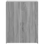 Schedario Grigio Sonoma 60x32x77,5 cm in Legno Multistrato