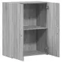 Schedario Grigio Sonoma 60x32x77,5 cm in Legno Multistrato