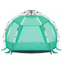 Tenda da Spiaggia 2 Persone Verde Rilascio Rapido Impermeabile