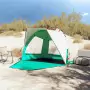 Tenda da Spiaggia 2 Persone Verde Rilascio Rapido Impermeabile