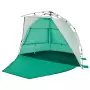 Tenda da Spiaggia 2 Persone Verde Rilascio Rapido Impermeabile