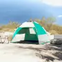 Tenda da Spiaggia 2 Persone Verde Rilascio Rapido Impermeabile