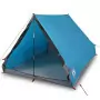 Tenda da Campeggio Telaio ad A per 2 Persone Blu Impermeabile