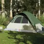 Tenda da Campeggio a Cupola per 6 Persone Verde Impermeabile