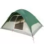 Tenda da Campeggio a Cupola per 6 Persone Verde Impermeabile