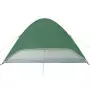 Tenda da Campeggio a Cupola per 6 Persone Verde Impermeabile