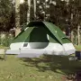 Tenda da Campeggio a Cupola per 4 Persone Verde Impermeabile