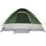 Tenda da Campeggio a Cupola per 4 Persone Verde Impermeabile