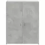 Schedario Grigio Cemento 60x32x77,5 cm in Legno Multistrato