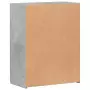 Schedario Grigio Cemento 60x32x77,5 cm in Legno Multistrato