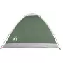 Tenda da Campeggio a Cupola per 4 Persone Verde Impermeabile