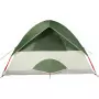 Tenda da Campeggio a Cupola per 4 Persone Verde Impermeabile