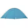 Tenda da Campeggio per 8 Persone Blu Impermeabile