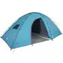 Tenda da Campeggio per 8 Persone Blu Impermeabile