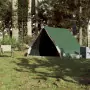 Tenda da Campeggio Telaio ad A per 2 Persone Verde Impermeabile