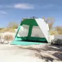 Tenda da Spiaggia 3 Persone Verde Rilascio Rapido Impermeabile