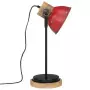 Lampada da Scrivania 25 W Rosso Anticato 17x17x50 cm E27