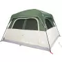 Tenda Familiare Cabina per 6 Persone Verde Impermeabile