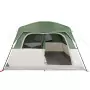 Tenda Familiare Cabina per 6 Persone Verde Impermeabile