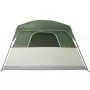 Tenda Familiare Cabina per 6 Persone Verde Impermeabile