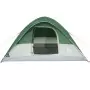 Tenda da Campeggio a Cupola per 6 Persone Verde Impermeabile