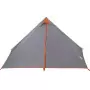 Tenda Familiare Tipi 7 Persone Grigia e Arancione Impermeabile