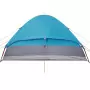 Tenda da Campeggio a Cupola per 4 Persone Blu Impermeabile