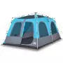 Tenda Familiare a Cupola 8 Persone Blu a Rilascio Rapido