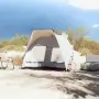 Tenda da Spiaggia 2 Persone Grigio Rilascio Rapido Impermeabile