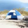 Tenda da Spiaggia 2Persone Azzurro Rilascio Rapido Impermeabile