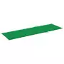 Cuscino per Lettino Verde 200x60x3 cm in Tessuto