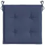 Cuscini per Pallet 2 pz Blu Marino 40x40x3 cm in Tessuto Oxford