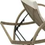 Lettini Prendisole 2 pz con Cuscini Beige in Polyrattan