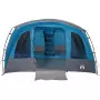 Tenda Familiare a Tunnel per 8 Persone Blu Impermeabile