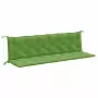 Cuscini Panca Giardino 2pz Verde Mélange 200x50x7 cm Tessuto