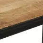 Tavolo da Bar 110x55x107 cm in Legno Grezzo Massello di Mango