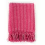 Copriletto in Cotone a Quadri 220x250 cm Rosa