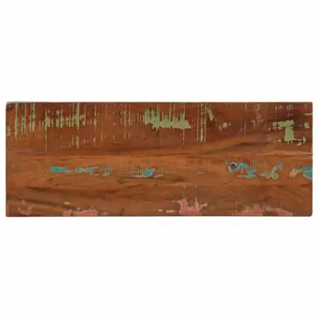 Piano Tavolo 80x20x3,8 cm Rettangolare in Massello di Recupero