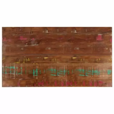 Piano Tavolo 100x50x3,8 cm Rettangolare in Massello di Recupero