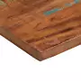 Piano Tavolo 90x30x3,8 cm Rettangolare in Massello di Recupero