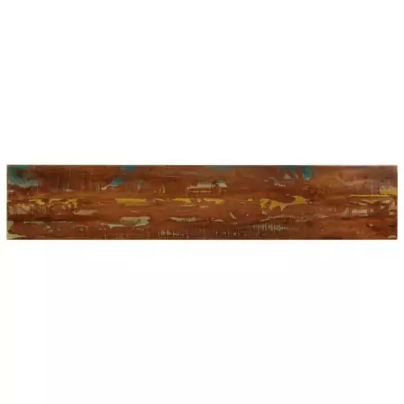 Piano Tavolo 140x20x3,8 cm Rettangolare in Massello di Recupero